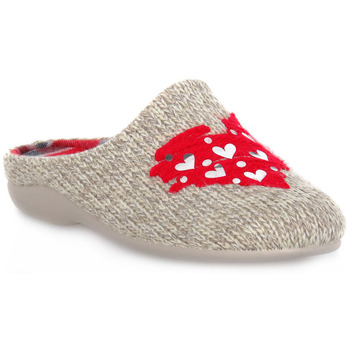 Grunland Pantoffels  58ALIN BEIGE-ROSSO