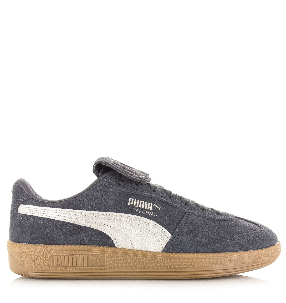 Puma Palermo Premium Metallic dusky gray Suede Dames