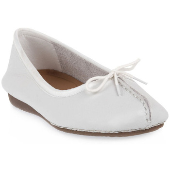 Clarks Ballerina's  FRECKLE ICE WHITE