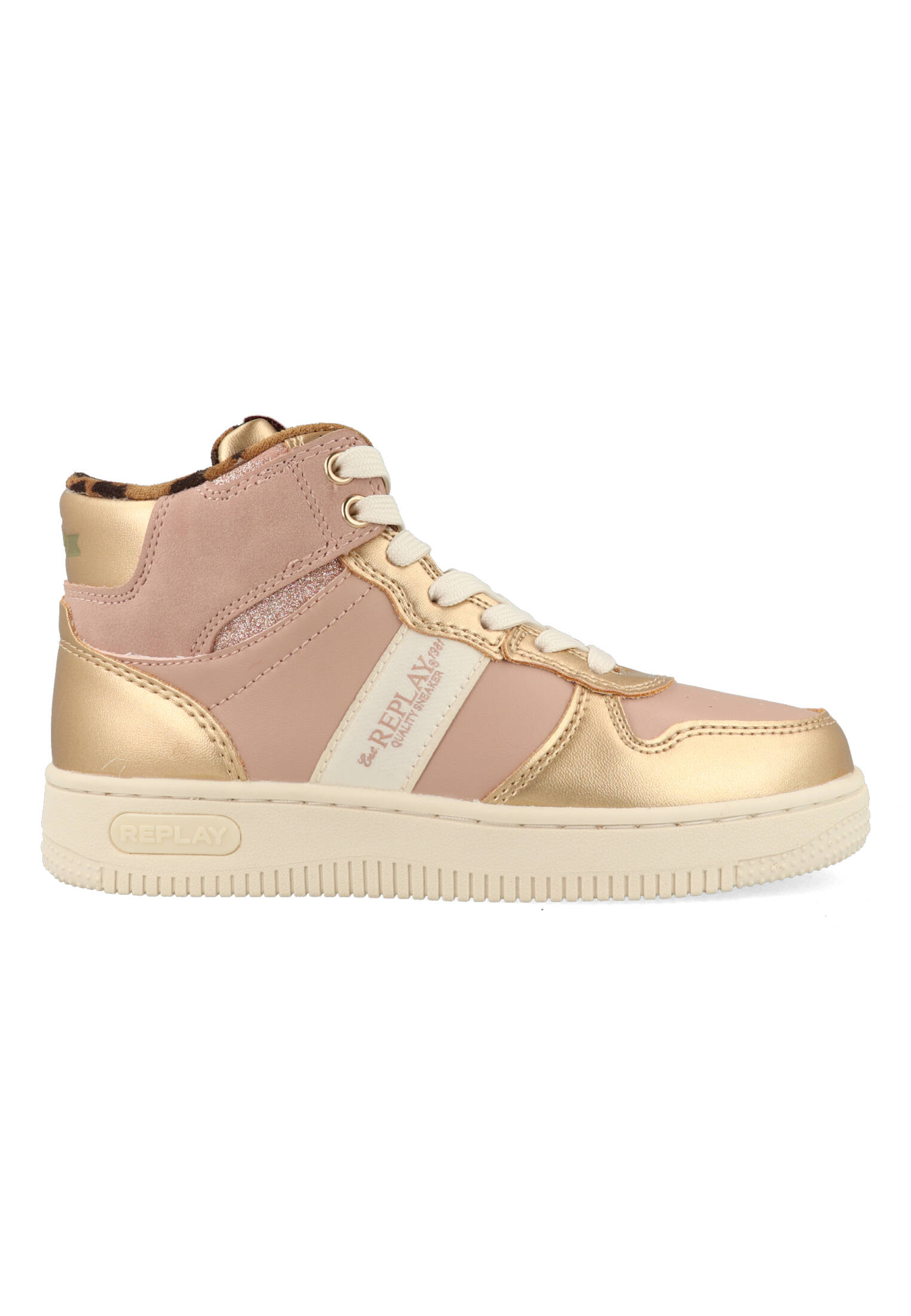Replay Epic JR Boot Girl 4 JZ430012S-3412 Roze / Goud 