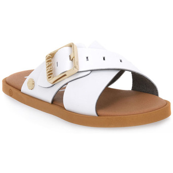 Kianid Slippers  WHITE FLAT