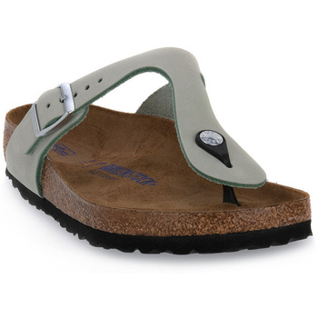 Birkenstock Teenslippers  GIZEH MATCHA NOUBUCK CALZ N