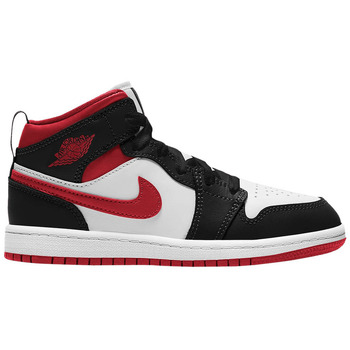 Nike Hoge Sneakers  Jordan 1 Mid Gym Red Black White (PS)