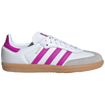 Adidas Lage Sneakers  Samba OG Footwear White Purple (Kids)