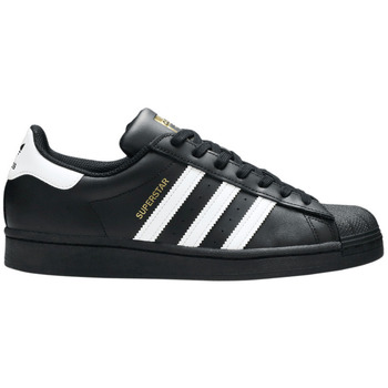 Adidas Lage Sneakers  Superstar Core Black Cloud White Gold