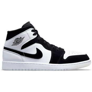 Nike Hoge Sneakers  Air Jordan 1 Mid Diamond Shorts