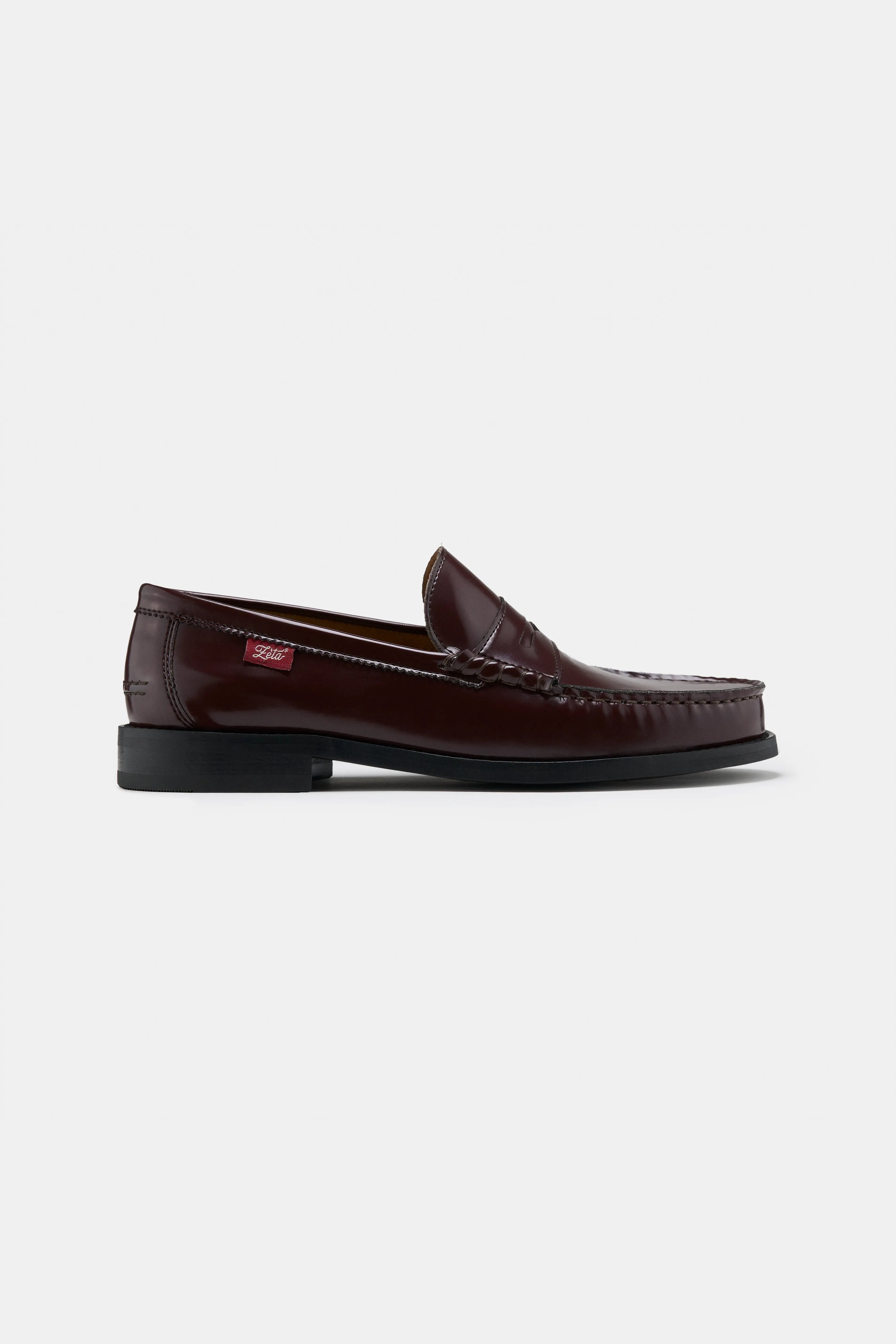 ZÃ¨ta Herren vegan Loafers Unisex Braga Bordeaux