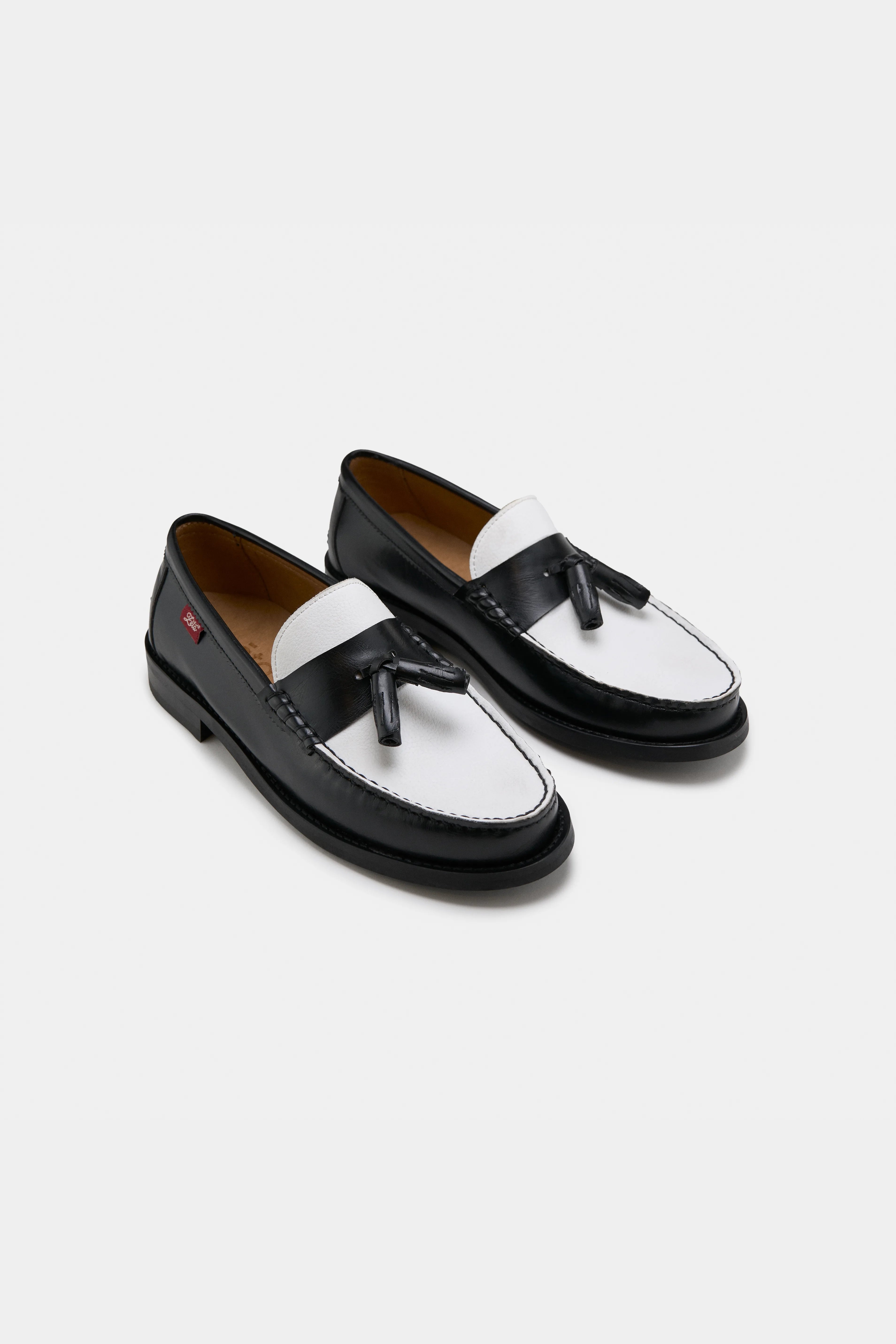 ZÃ¨ta Herren vegan Loafers Unisex Minho Schwarz & WeiÃŸ