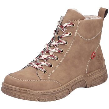Rieker Winterlaarsjes Boots, blokhak, met sierbandjes op de slouchy schacht