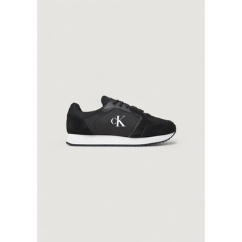 Calvin Klein Slip-on sneakers RETRO RUNNER SOCK LACE UP NY-SU Lage schoen, vrijetijdssneaker met CK-logo en opgestikte vetersluiting