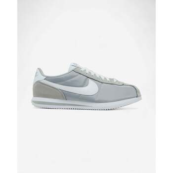 Nike Lage Sneakers  Cortez Textile Flat Silver White