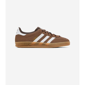 Adidas Lage Sneakers  Gazelle Indoor Earth Strata White Gold Metallic
