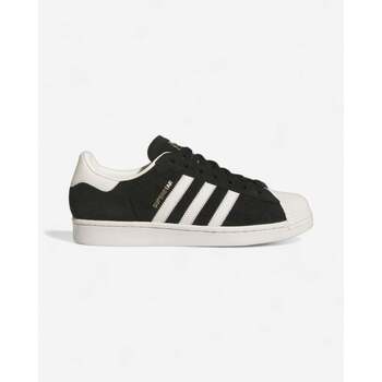 Adidas Lage Sneakers  Superstar Core Black Off White Gold Metallic