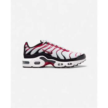 Nike Lage Sneakers  Air Max Plus Pure Platinum Black White University Red (GS)