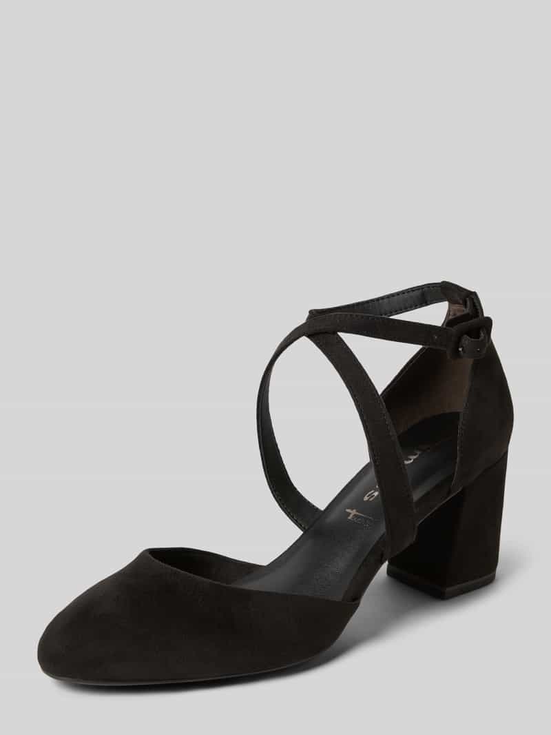 Tamaris Pumps met gekruiste riempjes