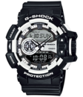 Casio G-Shock Herrenchronograph in Schwarz GA-400-1AER