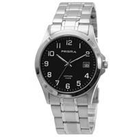 Prisma Heren Horloge Van All Stainless Steel + Saffierglas