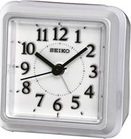 Seiko Clocks Bedside Alarm Unisexuhr in Weiß QHE090S