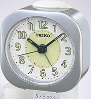 Seiko Clocks Bedside Clock Unisexuhr in Silber QHE121S