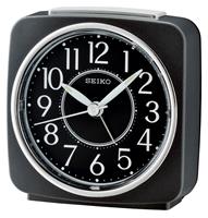 Seiko Clocks Bedside Bedside Clock Unisexuhr in Schwarz QHE140K