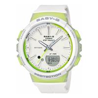 Casio Baby-G Step Counter Damenchronograph in Weiß BGS-100-7A2ER