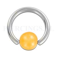 Piercings.nl BCR 1.6 mm licht oranje