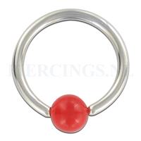 Piercings.nl BCR 1.6 mm rood L