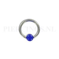 Piercings.nl BCR 1.6 mm blauw L