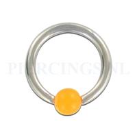 Piercings.nl BCR 1.6 mm acryl balletje oranje