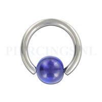 Piercings.nl BCR 1.6 mm blauw
