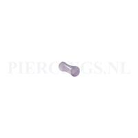 Piercings.nl Plug purple rime 3 mm 3 mm