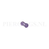 Piercings.nl Plug purple rime 4 mm 4 mm