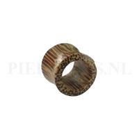 Piercings.nl Tunnel palm hout 16 mm 16 mm