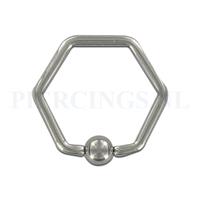 Piercings.nl BCR 1.6 mm zeshoek L