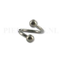 Piercings.nl Twister 1.6 mm titanium
