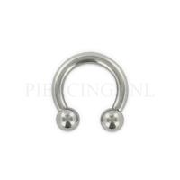 Piercings.nl Circulair barbell 3 mm x 12 mm