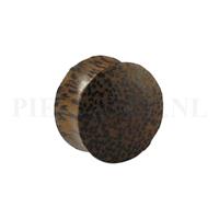 Piercings.nl Plug palm hout 25 mm 25 mm