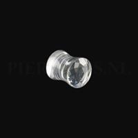 Piercings.nl Plug diamant 10 mm 10 mm