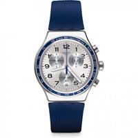 Swatch Irony Chrono Frescoazul Herrenchronograph in Blau YVS439