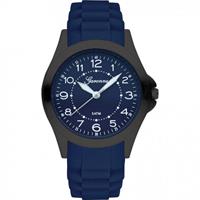 Garonnekids KQ22Q466 kinderhorloge 34 mm staal/rubber blauw-zwart