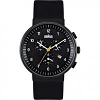 Braun BN0035 Classic Herrenchronograph in Schwarz BN0035BKBKG