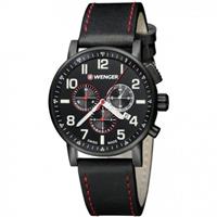 Wenger Attitude Chrono PVD Herrenchronograph in Schwarz 010343104