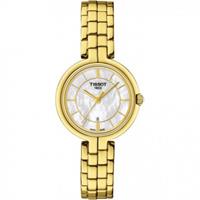 Tissot T-Lady Flamingo Damenuhr in Gold T0942103311100