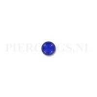 Piercings.nl Balletje 1.6 mm acryl transparant blauw 5 mm