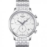 Tissot T-Classic Tradition Herrenchronograph in Silber T0636171103700