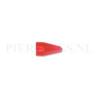 Piercings.nl Spike 1.6 mm acryl rood groot