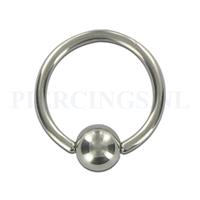 Piercings.nl BCR 1.6 mm x 12 mm diameter + grote bal