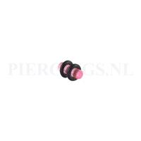 Piercings.nl Plug acryl roze 4 mm 4 mm