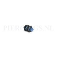 Piercings.nl Plug acryl blauw 4 mm 4 mm