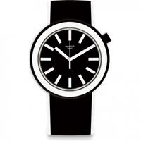 swatch Armbanduhr "Poplooking" PNB100, schwarz